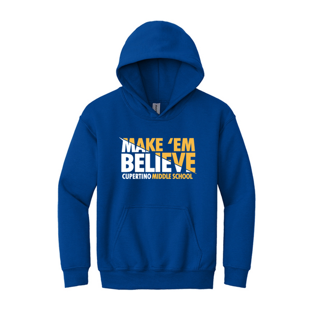 Cupertino Middle School Spirit Wear Youth Heavy Blend Hooded Sweatshirt