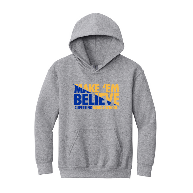 Cupertino Middle School Spirit Wear Youth Heavy Blend Hooded Sweatshirt