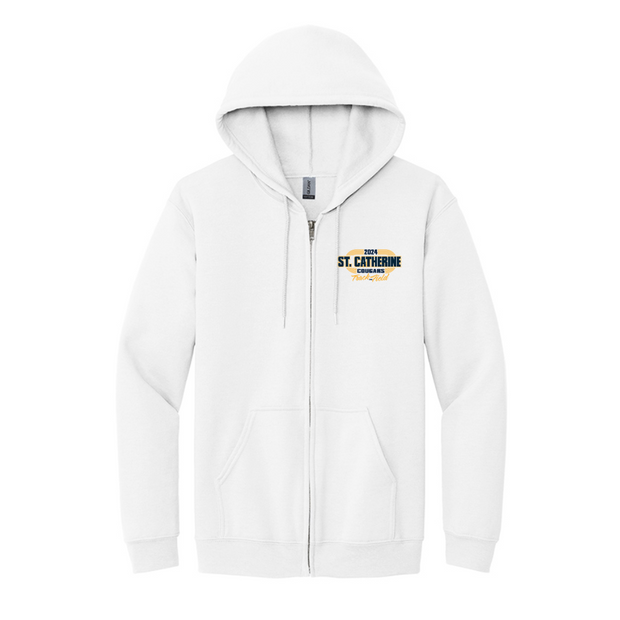 St. Catherine Track and field Full Zip Cotton Hoodie