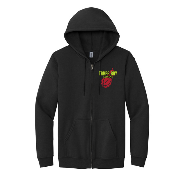 Tampa Bay Inferno Full-Zip Hooded Sweatshirt