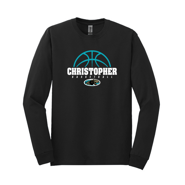 Christopher Boys Basketball Cotton Long Sleeve Tee