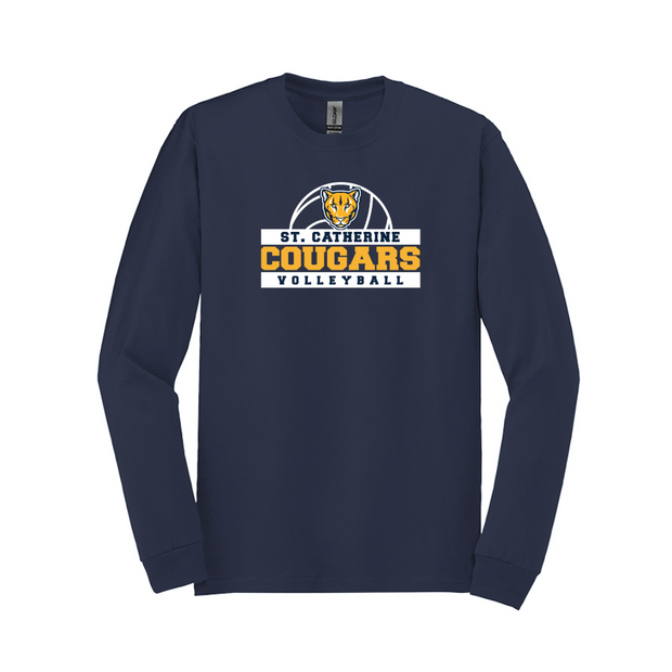 St Catherine’s CYO 2024 Volleyball Cotton Long Sleeve Tee