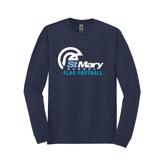 St. Mary's School Football Cotton Long Sleeve Tee