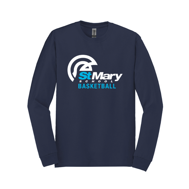 St. Mary's School Basketball Cotton Long Sleeve Tee