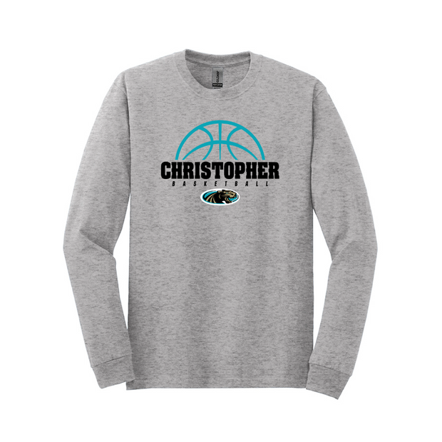 Christopher Boys Basketball Cotton Long Sleeve Tee