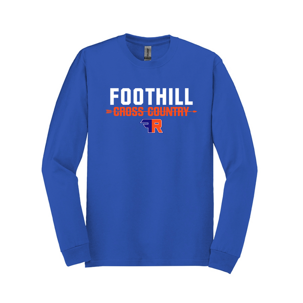 Foothill 2024 Cross Country Cotton Long Sleeve Tee