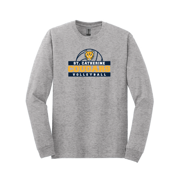 St Catherine’s CYO 2024 Volleyball Cotton Long Sleeve Tee