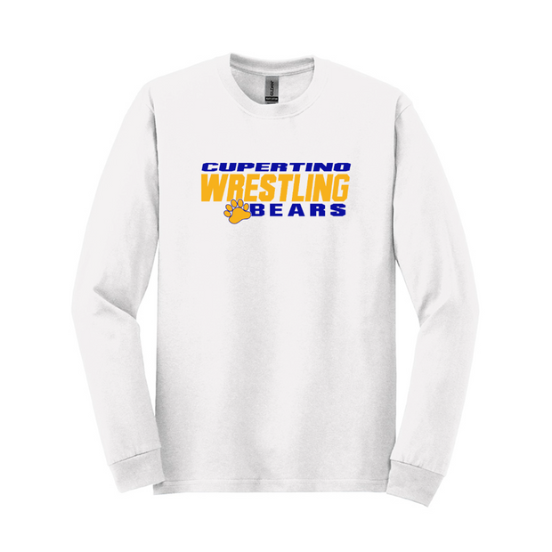 Cupertino Middle School Wrestling Cotton Long Sleeve Tee