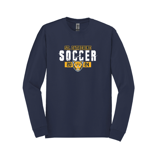 St Catherine’s CYO 2024 Soccer Cotton Long Sleeve Tee