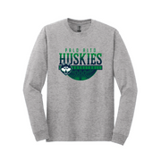 Palo Alto Huskies Basketball Cotton Long Sleeve Tee