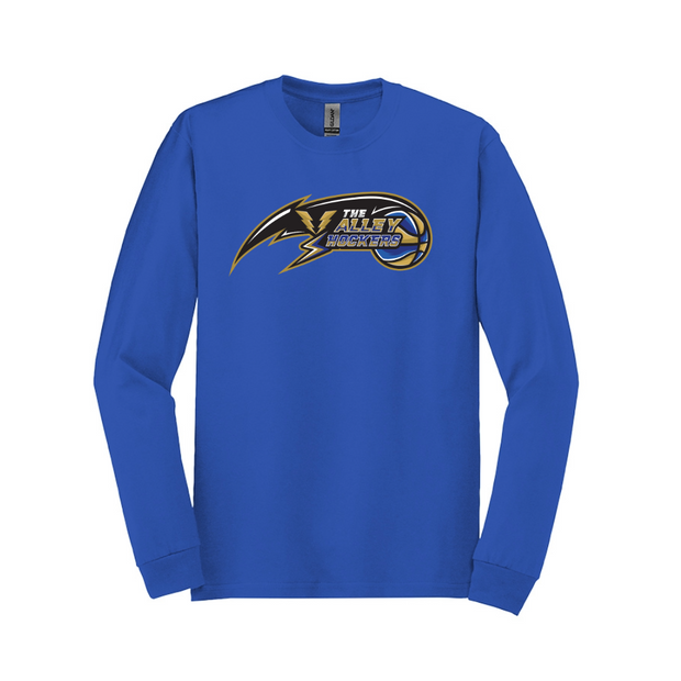 Valley Shockers Basketball Cotton Long Sleeve Tee