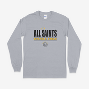 All Saints CYO Track and Field Cotton Long Sleeve Tee