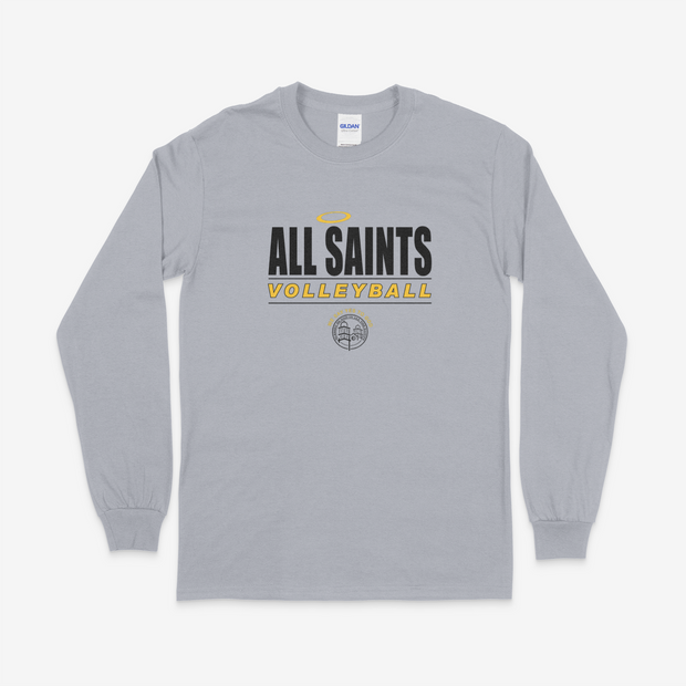 All Saints CYO Volleyball Cotton Long Sleeve Tee