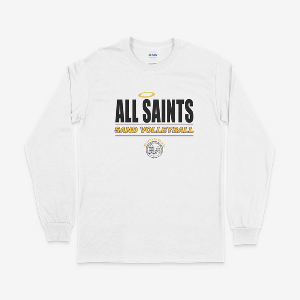 All Saints CYO Sand Volleyball Cotton Long Sleeve Tee