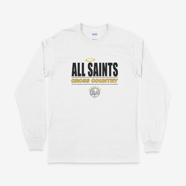 All Saints CYO Cross Country Cotton Long Sleeve Tee