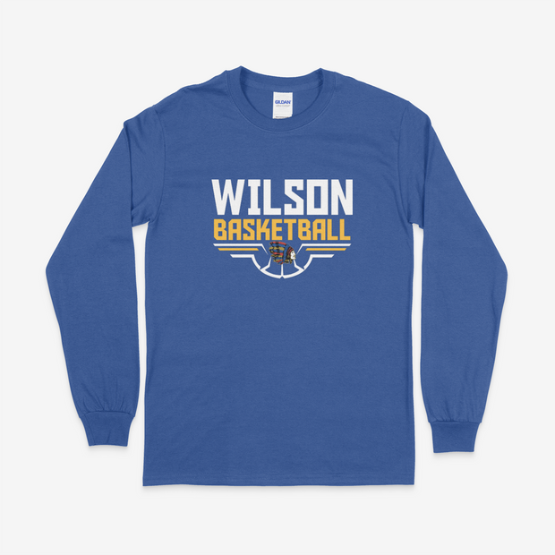 Wilson Area Boys Basketball Cotton Long Sleeve Tee