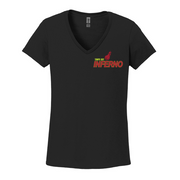 Tampa Bay Inferno Ladies Cotton V-Neck T-Shirt