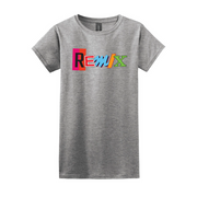 Remix Basketball Softstyle Ladies T-Shirt