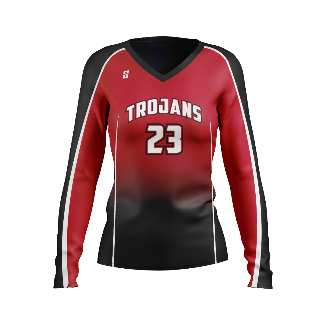 Attack Long Sleeve Volleyball Jersey