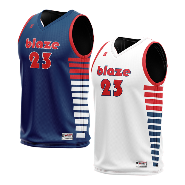 Blaze Game Day Reverse Basketball Jersey