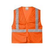 CornerStone ANSI 107 Class 2 Economy Mesh Zippered Vest