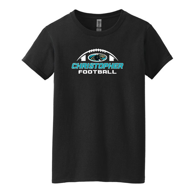 Christopher 2024 Football Ladies Cotton Tee