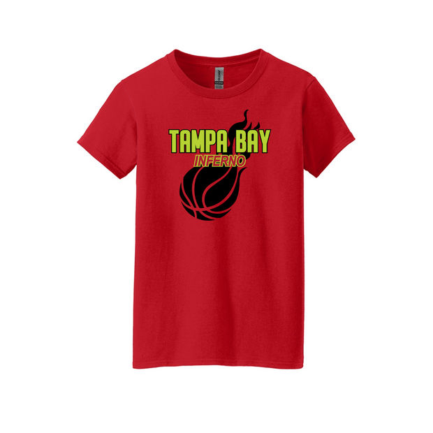 Tampa Bay Inferno Ladies Cotton T-Shirt