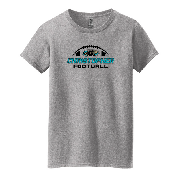 Christopher 2024 Football Ladies Cotton Tee