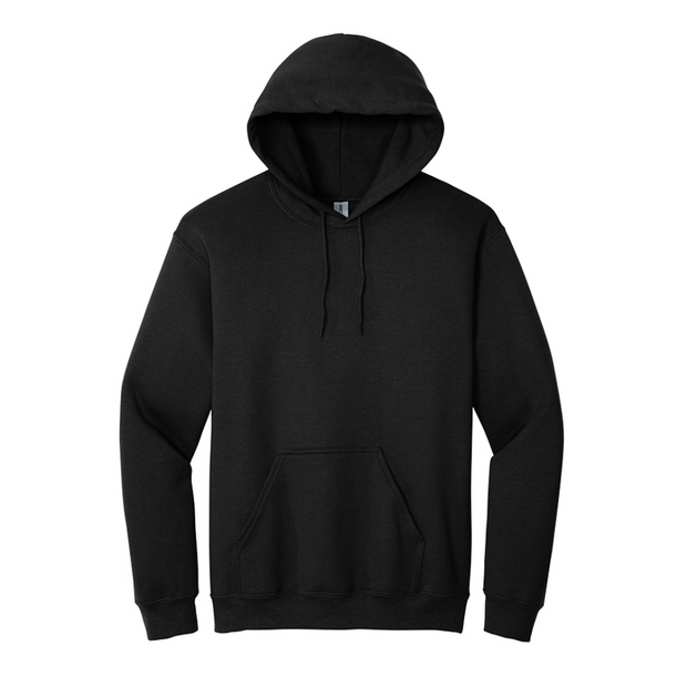 Gildan black zip hoodie on sale