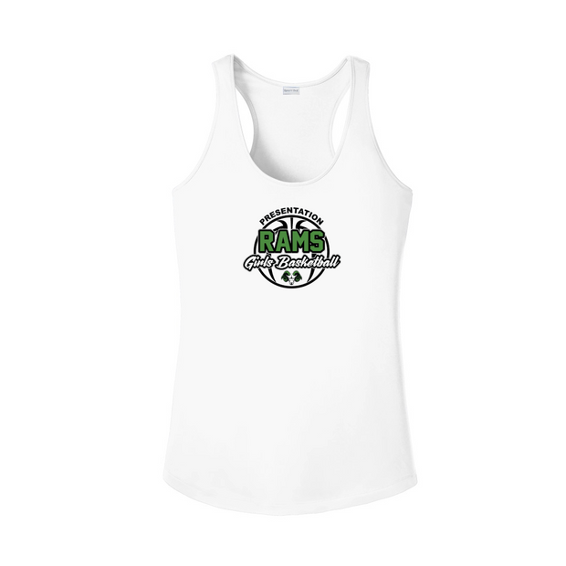 Presentation Girls Basketball Women's Racerback Tank