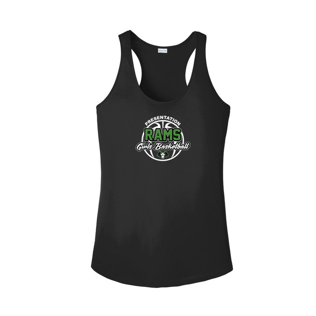 Presentation Girls Basketball Women's Racerback Tank