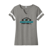 Christopher 2024 Football Ladies Halftime Notch neck Tee