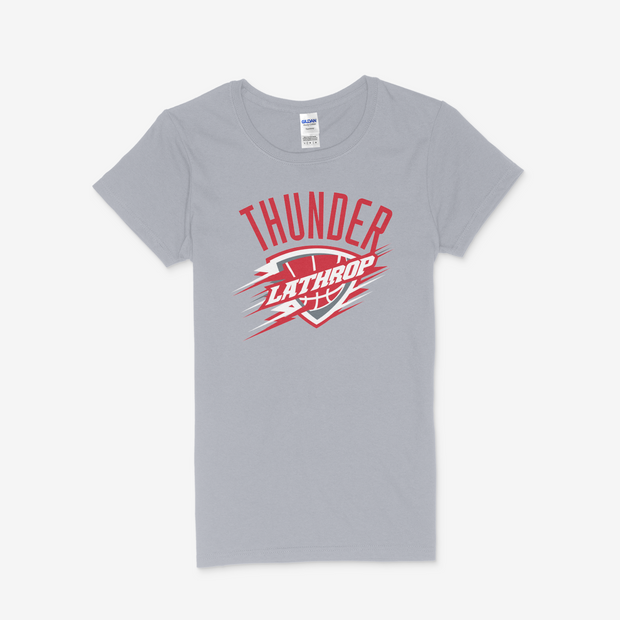 Lathrop Thunder Basketball Women's Cotton Tee