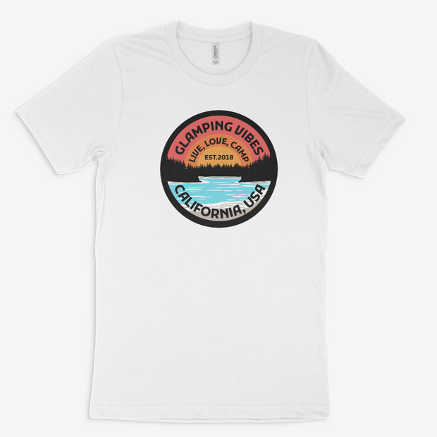 Glamping Vibes Live Love Camp T-Shirt