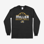 Miller Jr. High Basketball Cotton Long Sleeve Tee