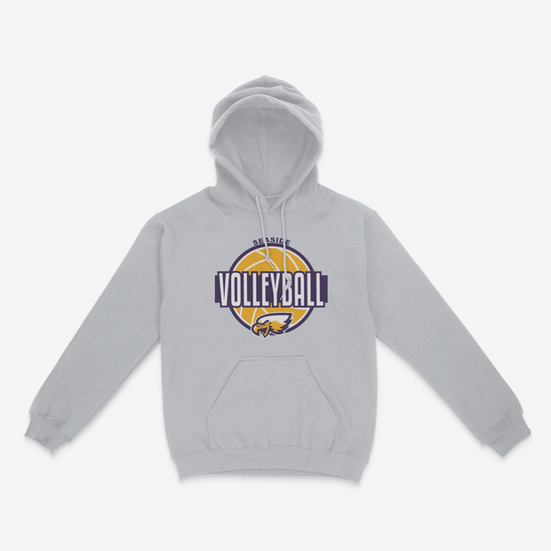 Seaside Volleyball Cotton Hoodie