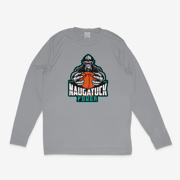 Naugatuck Power Basketball Long Sleeve Performance Tee