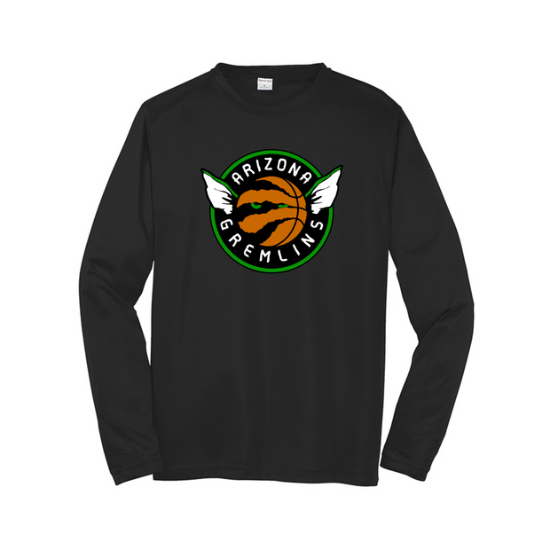 Arizona Gremlins Basketball Long Sleeve Performance Tee