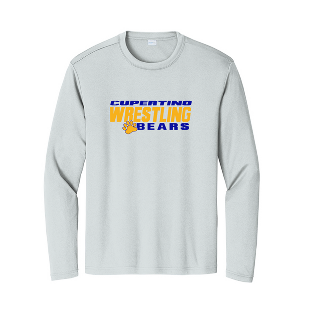 Cupertino Middle School Wrestling Long Sleeve Performance Tee