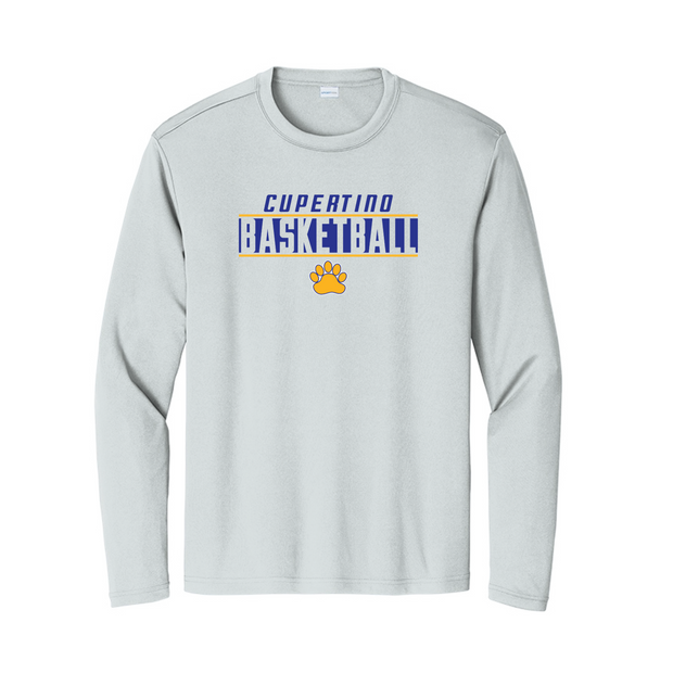 Cupertino 2024 Boys Basketball Long Sleeve Performance Tee