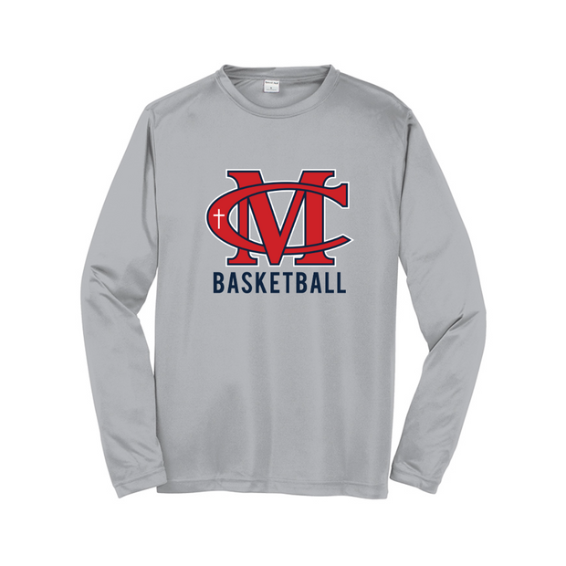 Modeston Christian 2024 Boys Basketball Long Sleeve Performance Tee