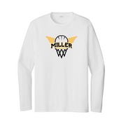 Miller Junior High Basketball Long Sleeve Performance Tee