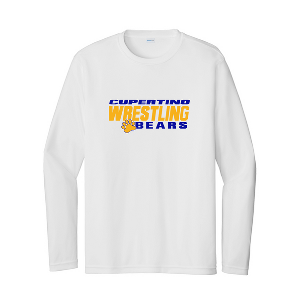 Cupertino Middle School Wrestling Long Sleeve Performance Tee