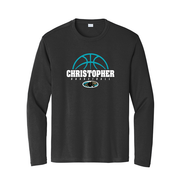 Christopher Boys Basketball Long Sleeve Performance Tee