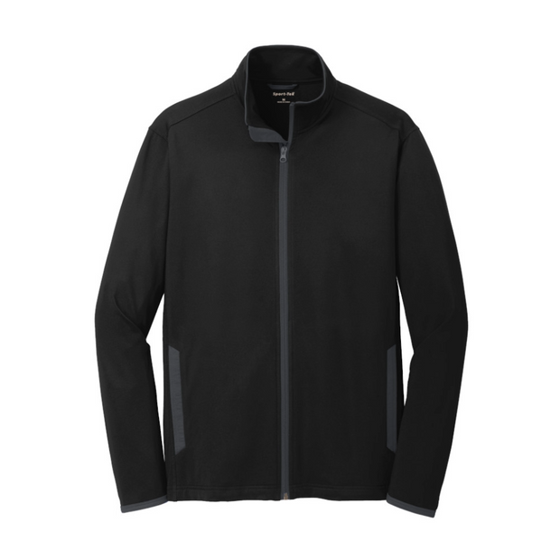 Sport-Tek Sport-Wick Stretch Contrast Full-Zip Jacket