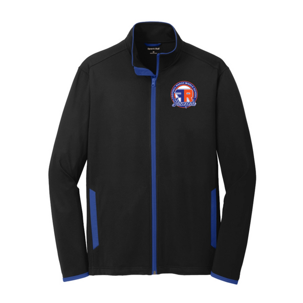 Foothill Faculty Store Sport-Wick Stretch Contrast Full-Zip Jacket