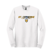 St. Catherine Girls Flag Football Cotton Long Sleeve Tee