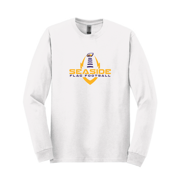 Seaside Flag football Cotton Long Sleeve Tee