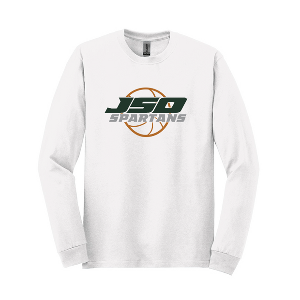 JSO Salinas Spartans Basketball Heavy Cotton Long Sleeve T-Shirt