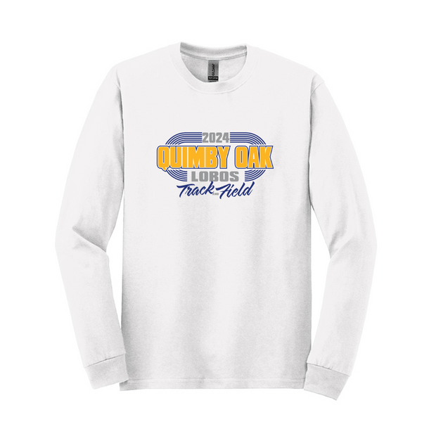 Quimby Oak 2024 Track and Field Cotton Long Sleeve Tee